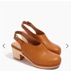 Madewell Marlo Slingback Clog Size 7